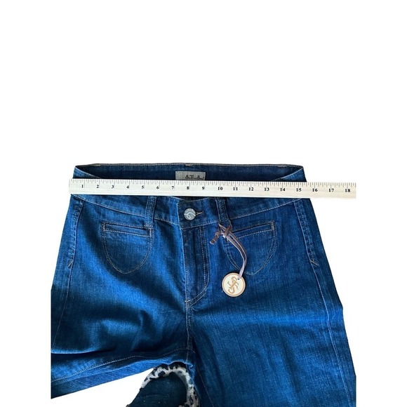 See Thru Soul Boot Cut Jeans Womens SZ 29 Blue Denim Flared Leg Casual Cotton - Picture 6 of 7